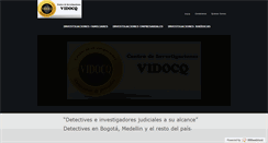 Desktop Screenshot of investigacionesvidocq.com